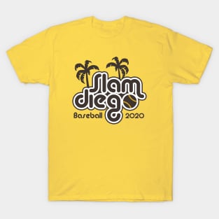 Slam Diego, Retro - Yellow T-Shirt